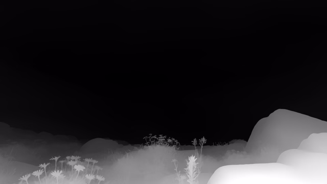 Depth Pro depth map of Alpine valley