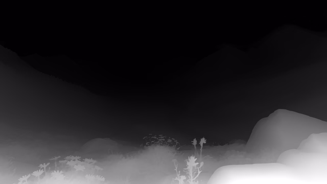 Distill Any Depth Base depth map of Alpine valley