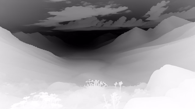 Stable Diffusion E2E-FT Depth depth map of Alpine valley