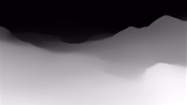 MiDaS v2.1 Small depth map of Alpine valley