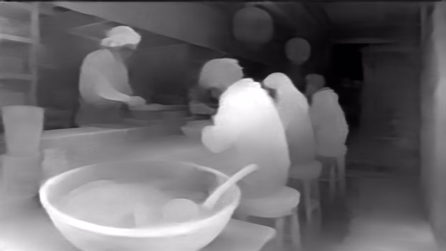 GLPN NYU depth map of Anime, ramen bar