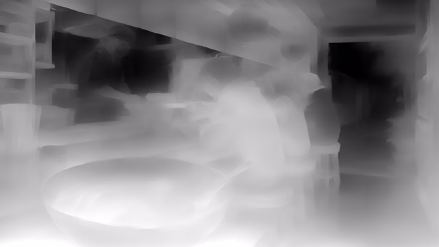 MiDaS 3.1 DPT BEiT-Large 384 depth map of Anime, ramen bar