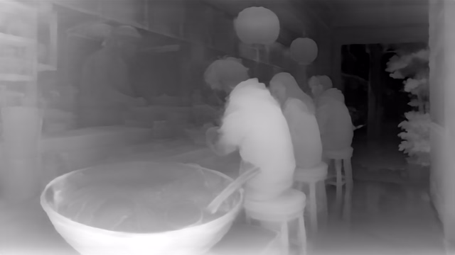 ZoeDepth KITTI depth map of Anime, ramen bar