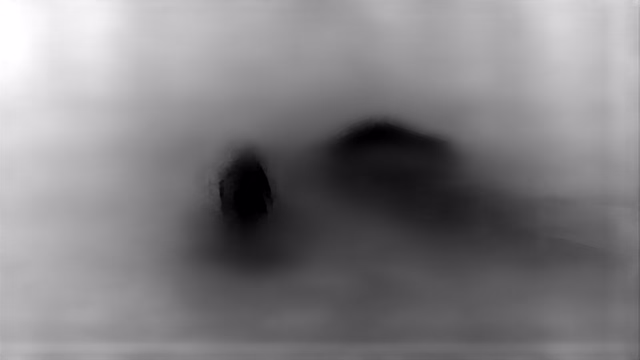 Depth Anything V2 Metric Indoor Small depth map of Blizzard whiteout