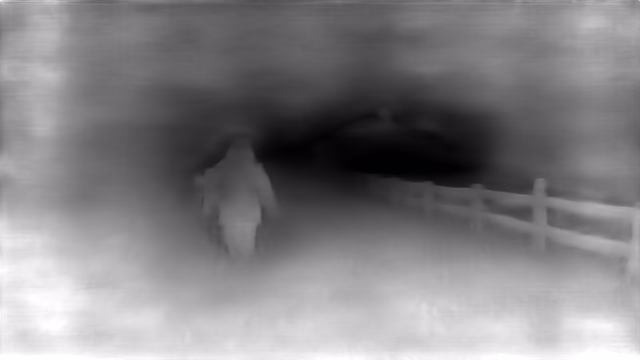 DPT DINOv2-Small KITTI depth map of Blizzard whiteout