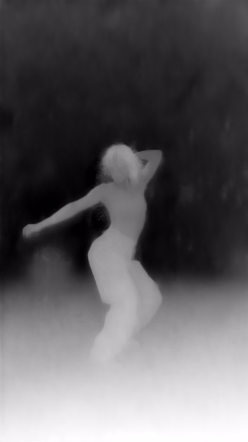 Marigold Depth v1.0 depth map of Dancer in confetti
