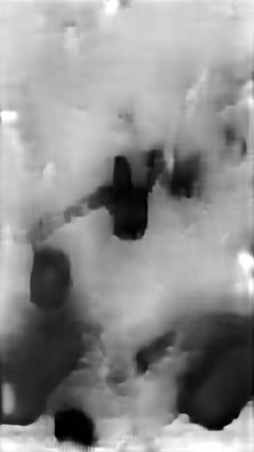 TIPS v2 SO400M DPT depth map of Dancer in confetti