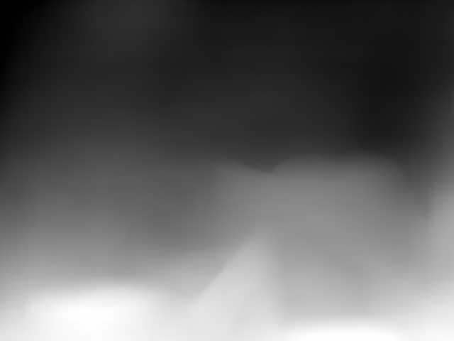 MiDaS 3.1 DPT BEiT-Large 512 depth map of 1950s sitcom