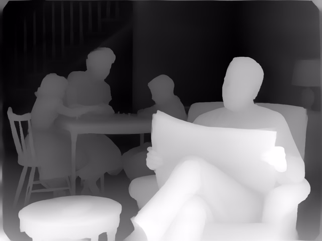 Video Depth Anything Small depth map of 1950s sitcom