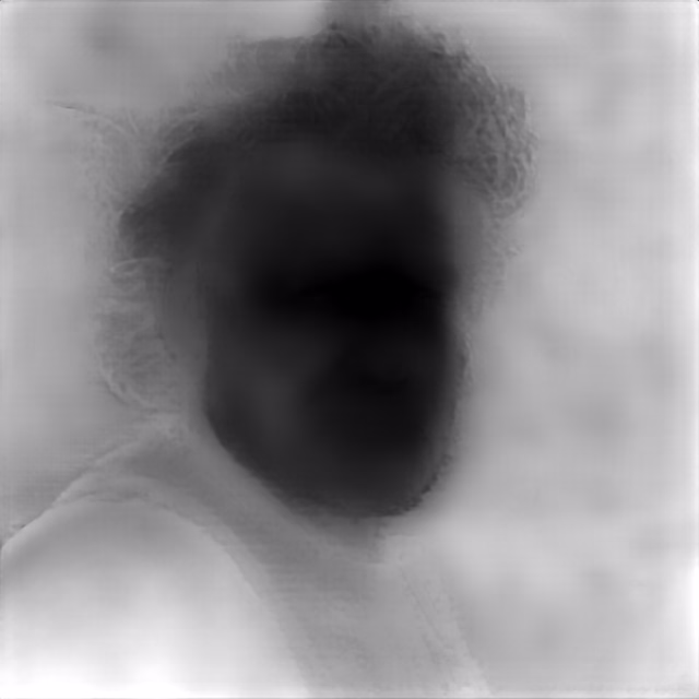 Depth Anything V2 Metric Outdoor Small depth map of Fisherman portrait