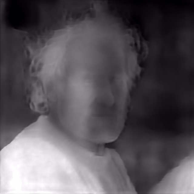 DPT DINOv2-Base NYU depth map of Fisherman portrait
