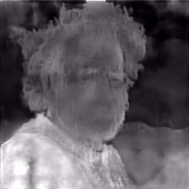 DPT DINOv2-Giant KITTI depth map of Fisherman portrait