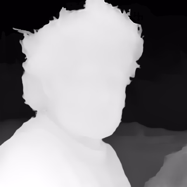 DyFN depth map of Fisherman portrait