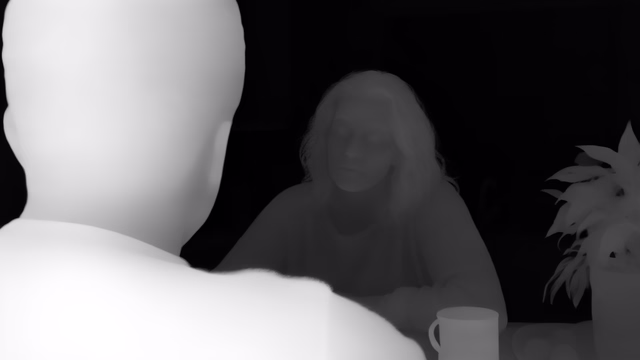 Lotus-G v2.0 Disparity depth map of Kitchen dialogue