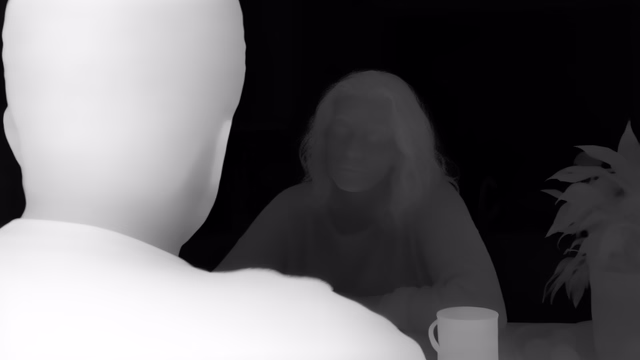 Lotus-G v2.1 Disparity depth map of Kitchen dialogue