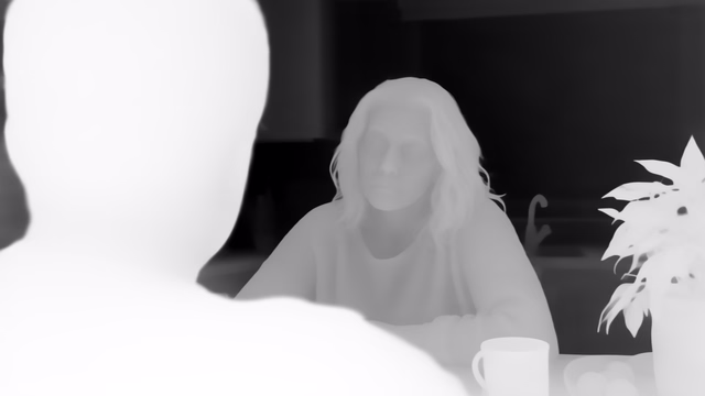 Marigold Depth E2E-FT depth map of Kitchen dialogue