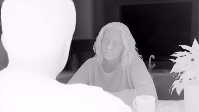 Stable Diffusion E2E-FT Depth depth map of Kitchen dialogue