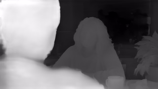 ZoeDepth KITTI depth map of Kitchen dialogue
