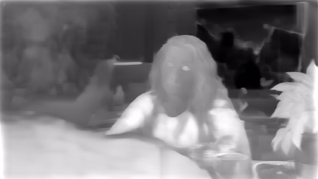 ZoeDepth NYU depth map of Kitchen dialogue