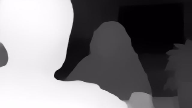 MiDaS DPT-Hybrid depth map of Kitchen dialogue