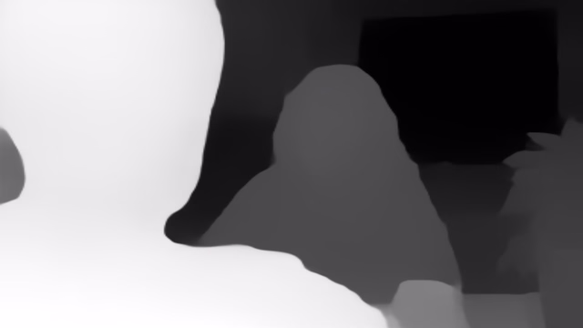 MiDaS DPT-Hybrid depth map of Kitchen dialogue