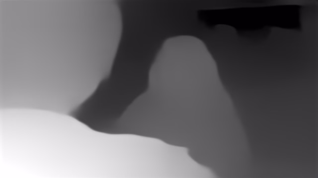 MiDaS v2.1 Small depth map of Kitchen dialogue