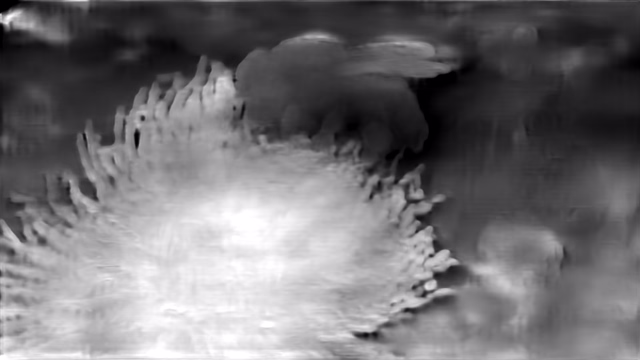 DPT DINOv2-Base KITTI depth map of Macro, bee