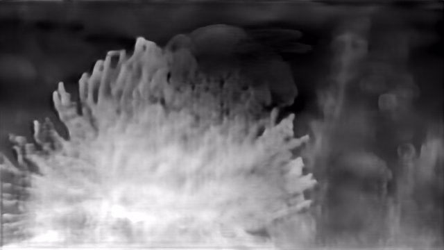 DPT DINOv2-Small KITTI depth map of Macro, bee
