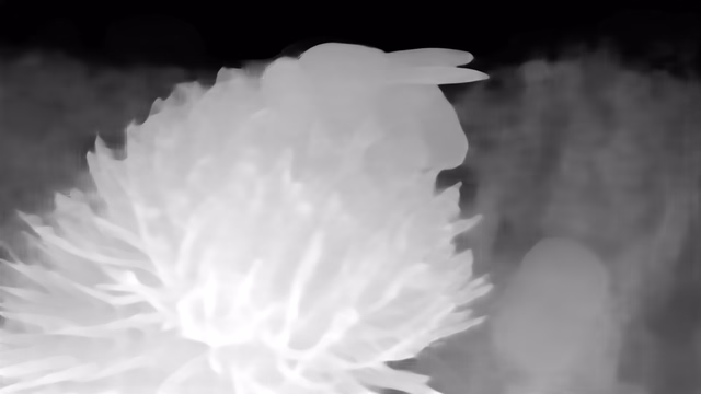 Metric3D v2 ViT-Large depth map of Macro, bee