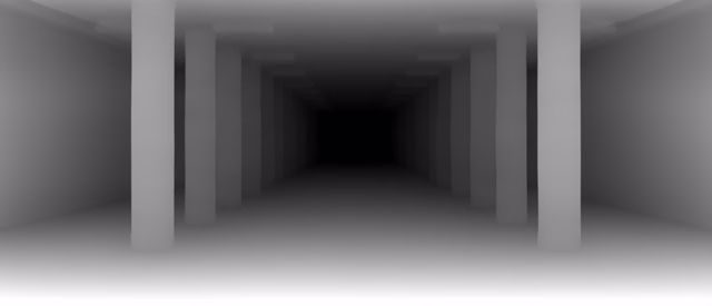 Lotus-G v2.1 Disparity depth map of Metro corridor