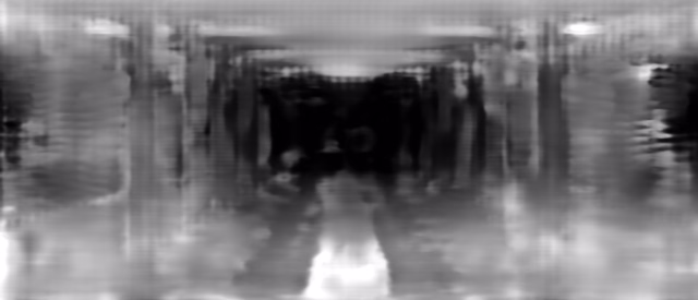 TIPS v2 Giant DPT depth map of Metro corridor