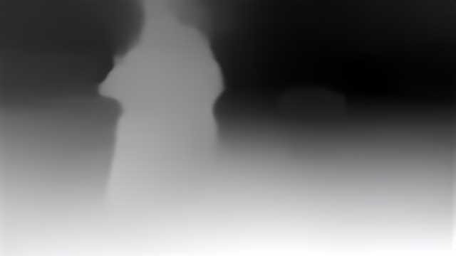 MiDaS v2.1 Small depth map of Motorcycle chase