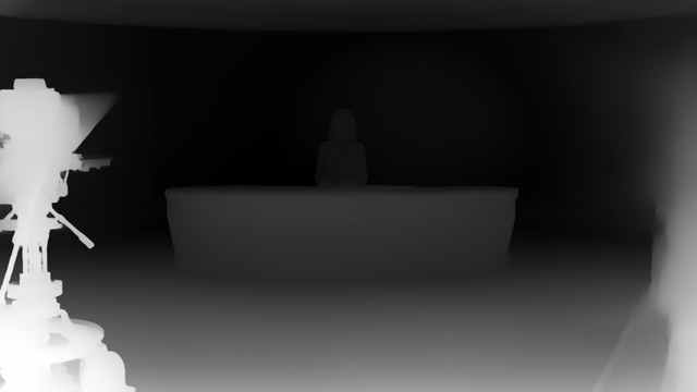 Distill Any Depth Base depth map of News studio