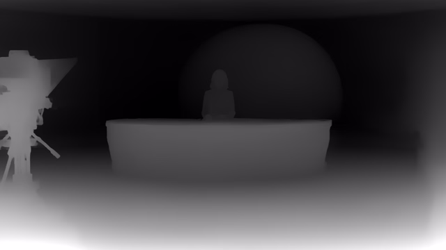 Distill Any Depth Small depth map of News studio