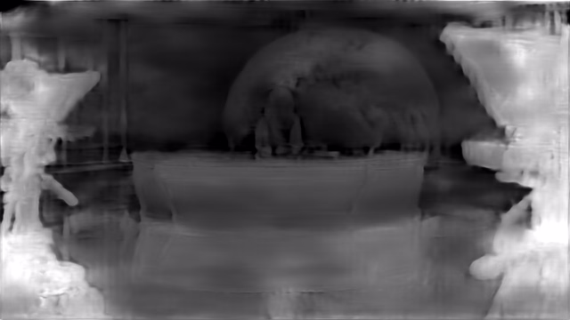 DPT DINOv2-Base KITTI depth map of News studio