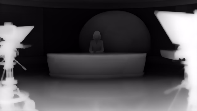Iris depth map of News studio