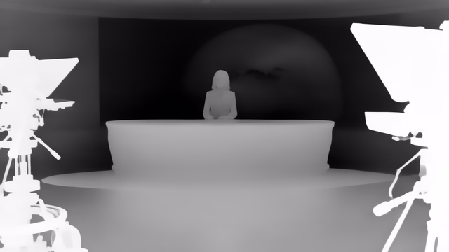 Lotus-G v1.0 depth map of News studio