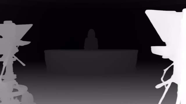 MoGe ViT-L depth map of News studio