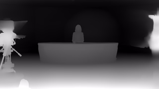 Video Depth Anything Large depth map of News studio