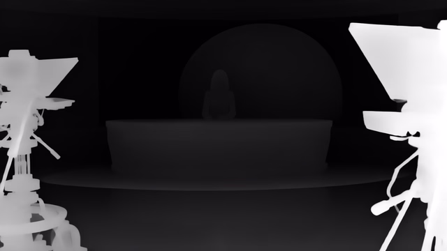 Lotus-D depth map of News studio