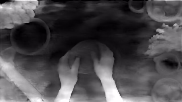 DPT DINOv2-Base KITTI depth map of Overhead cooking