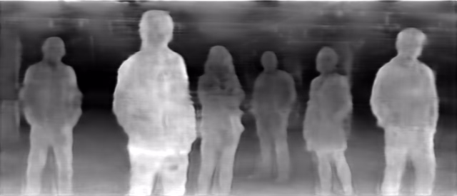 DPT DINOv2-Giant KITTI depth map of Parking garage lineup