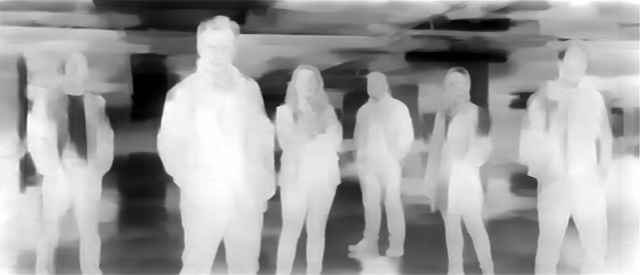 ZoeDepth NYU+KITTI depth map of Parking garage lineup