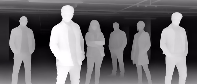 Lotus-D depth map of Parking garage lineup