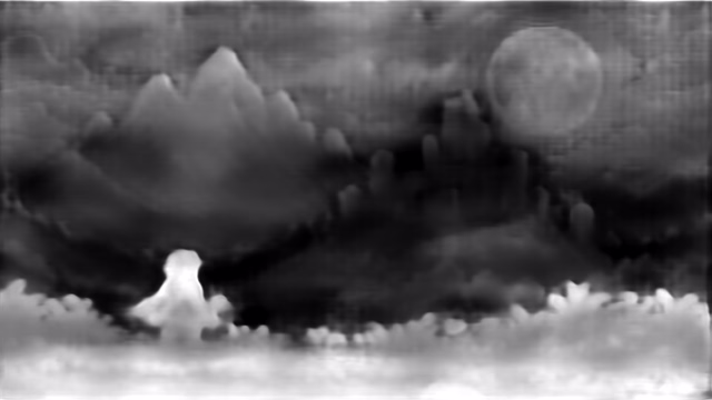 DPT DINOv2-Large KITTI depth map of Pixel art castle