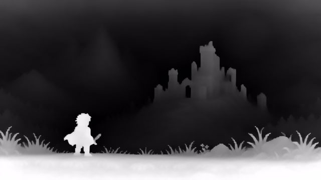 Lotus-D v2.0 Disparity depth map of Pixel art castle