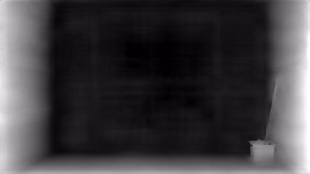 Depth Anything V2 Metric Outdoor Small depth map of Prison mesh gates