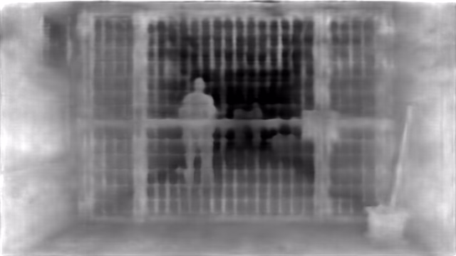 DPT DINOv2-Giant KITTI depth map of Prison mesh gates