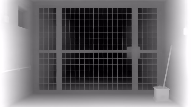 Lotus-G v2.0 Disparity depth map of Prison mesh gates