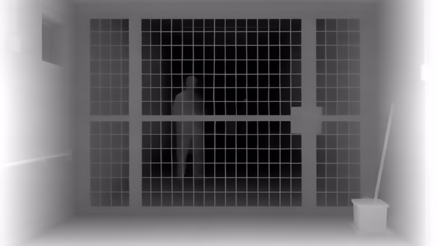 Lotus-G v2.1 Disparity depth map of Prison mesh gates